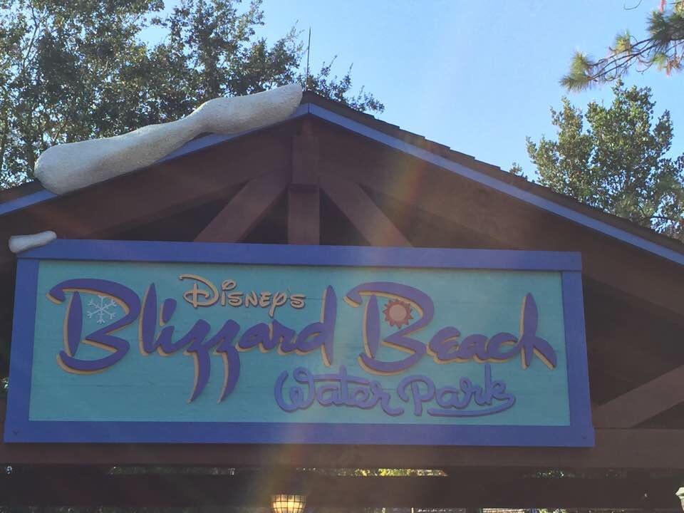 Chilling at Blizzard Beach!
