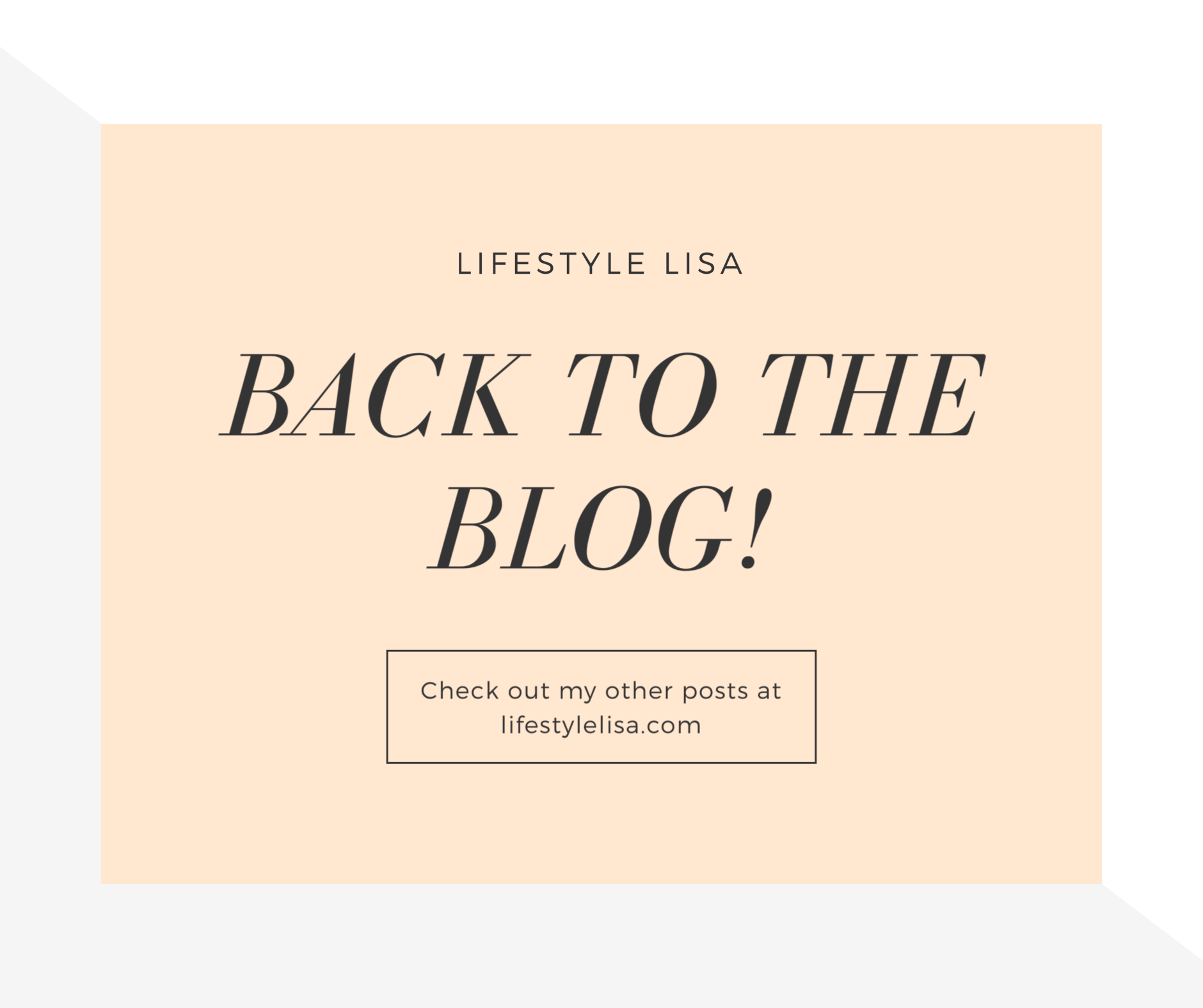 Back To The Blog