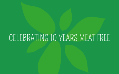 Celebrating 10 years meat free!!